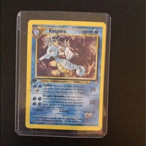 Pokémon cards kingdra 1st edition